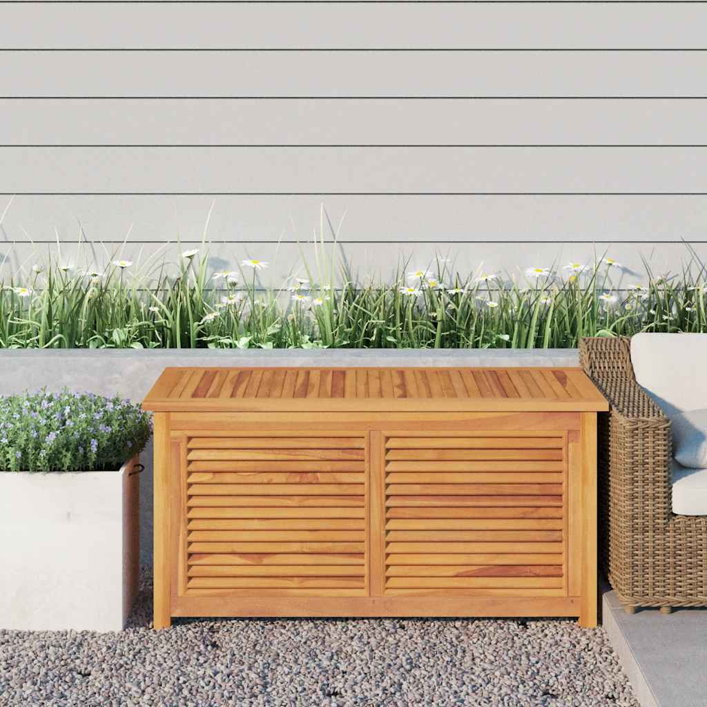 Putekasse med pose 114x50x58 cm heltre teak