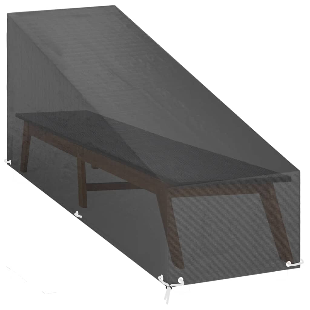 Solsengtrekk 12 maljer 205x75x40/70 cm polyetylen