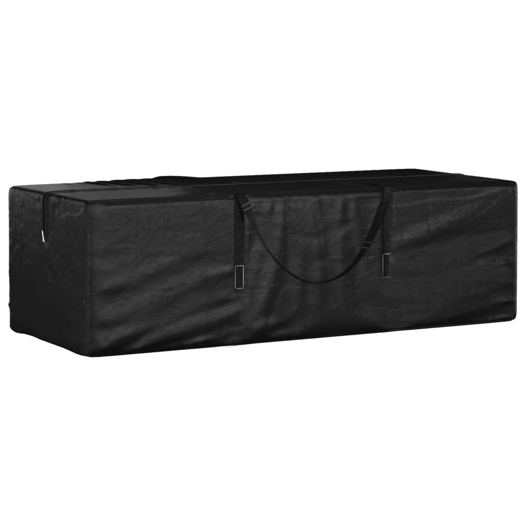 Oppbevaringspose for hageputer svart 135x40x55 cm polyetylen vidaXL