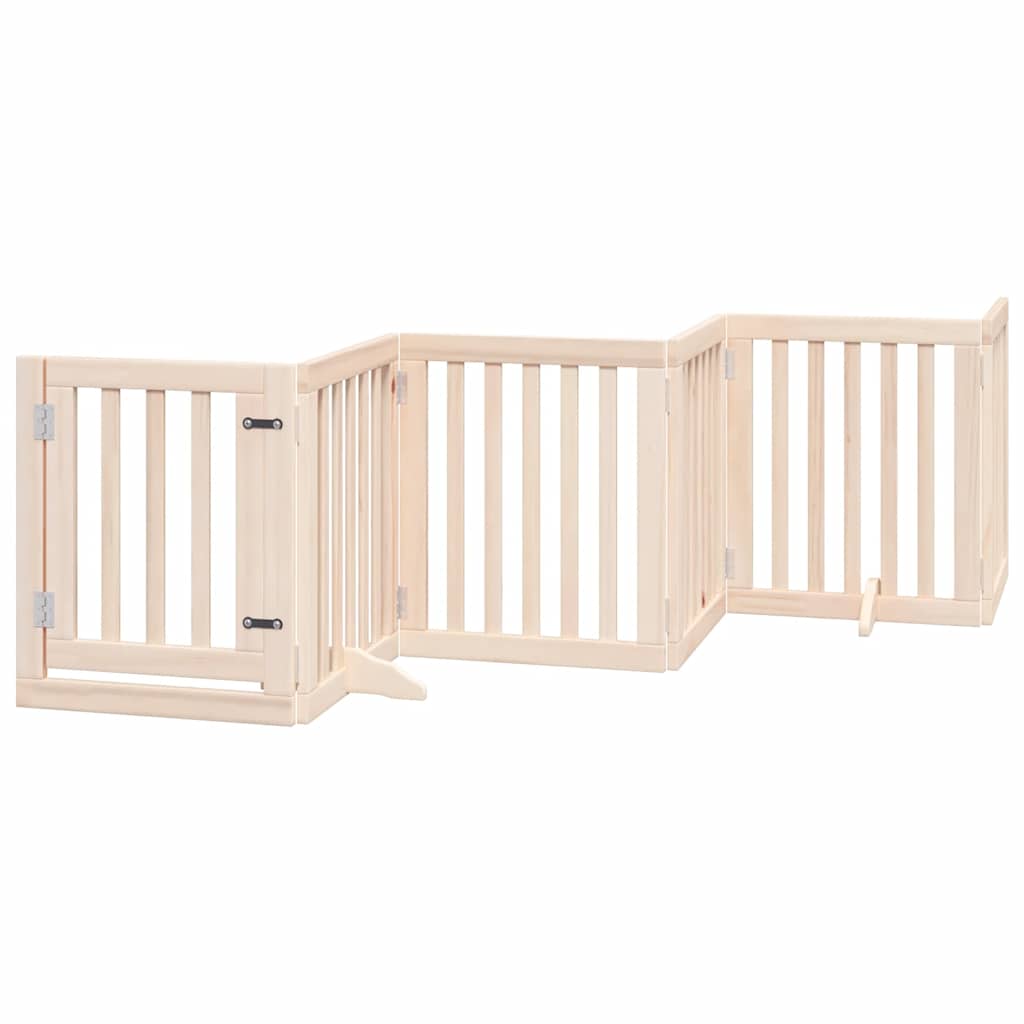 Hundeport sammenleggbar 15 paneler 750 cm poppeltre