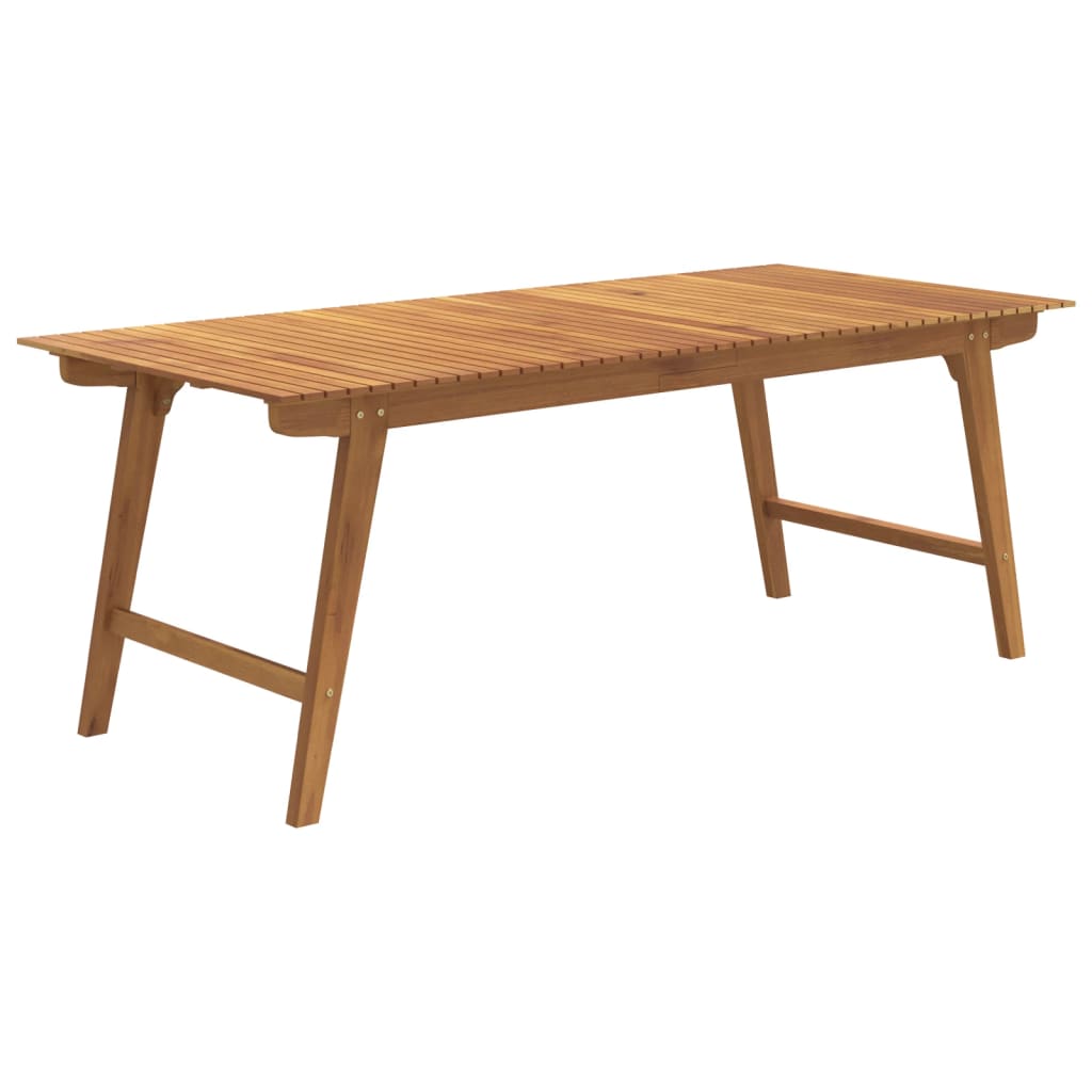 Hagebord 200x90x75 cm heltre akasie