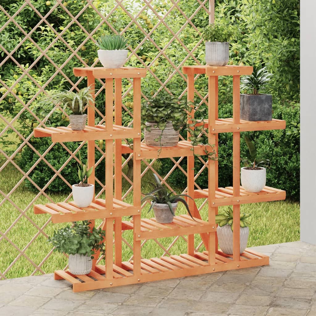 Blomsterstativ 110x25x110,5 cm heltre gran