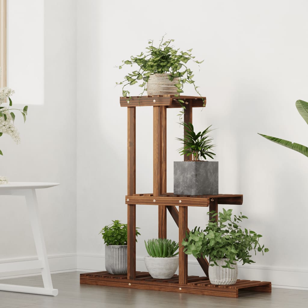 Blomsterstativ 81x25x75,5 cm heltre gran