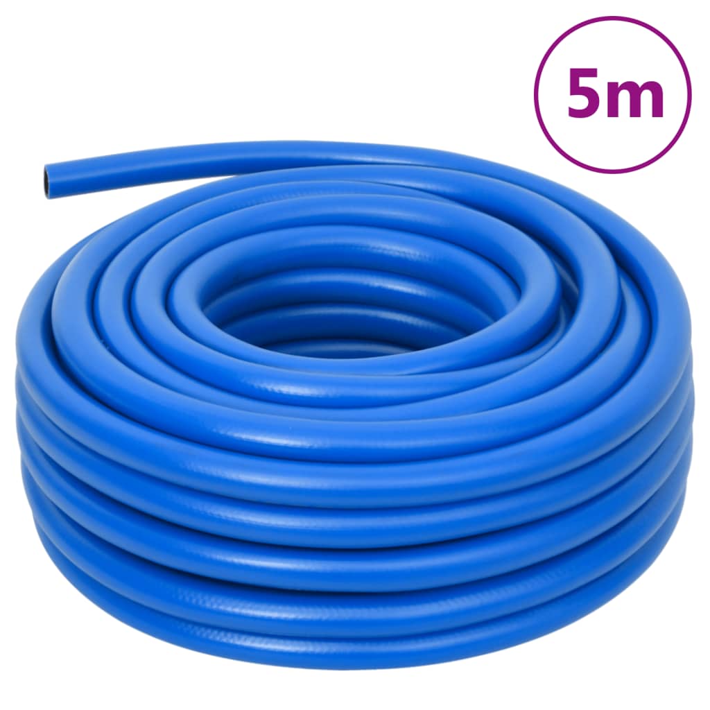 Luftslange blå 0,7" 5 m PVC