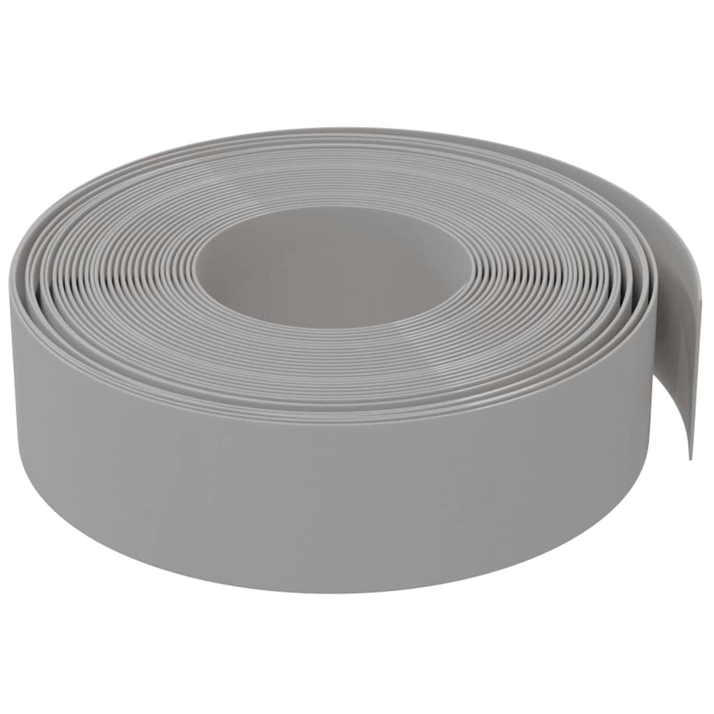 Hagekanter 4 stk grå 10 m 15 cm polyetylen