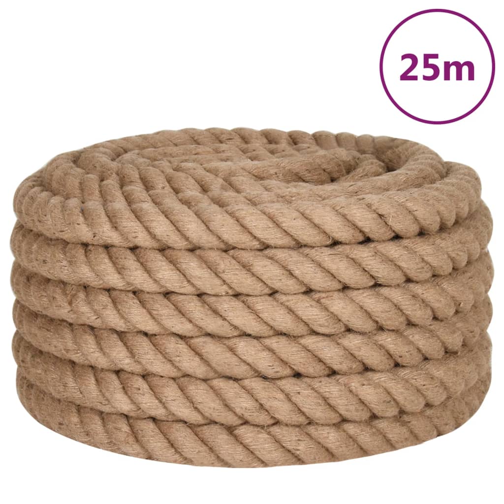 Jutetau 25 m lang 36 mm tykk