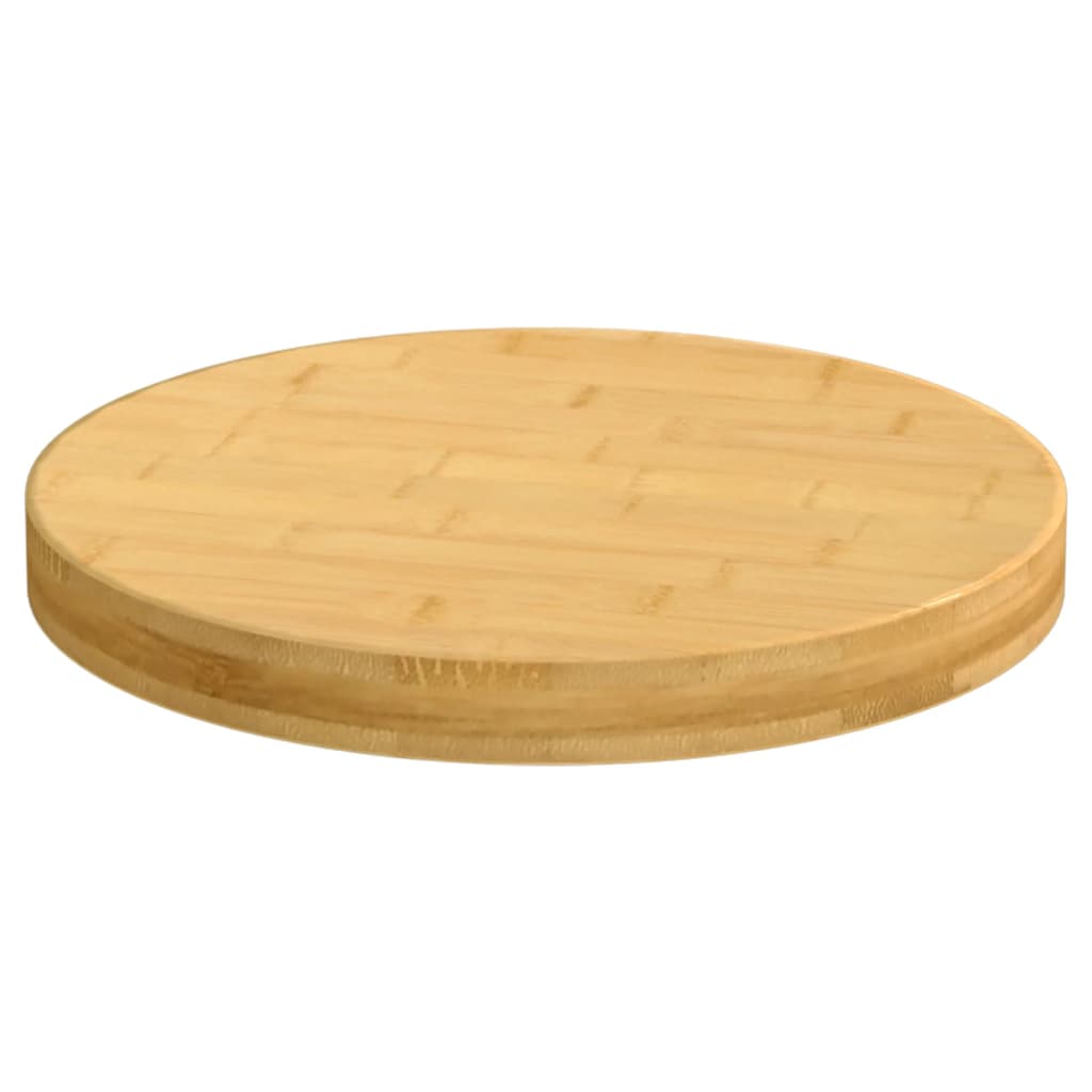 Bordplate Ø40x4 cm bambus