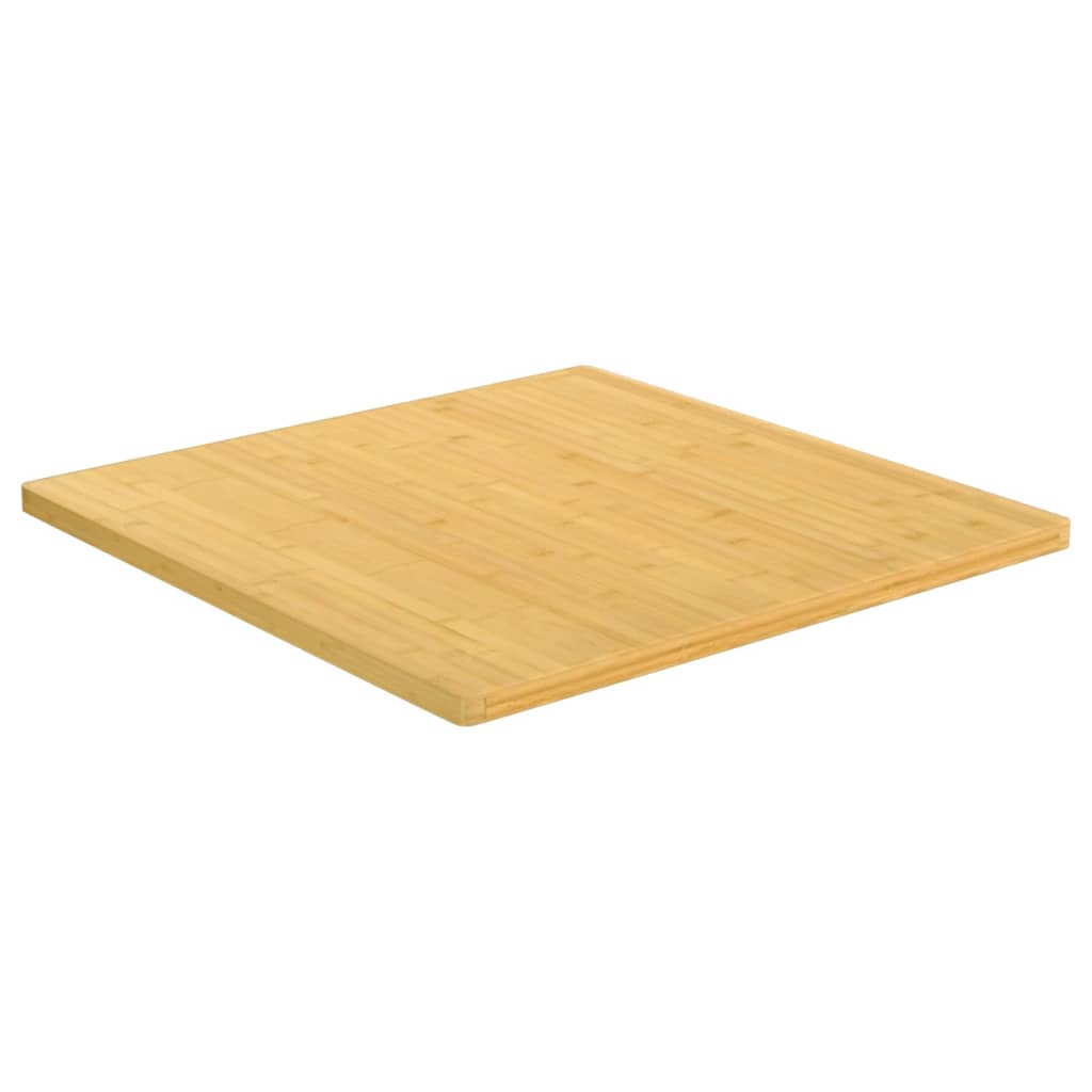 Bordplate 70x70x2,5 cm bambus