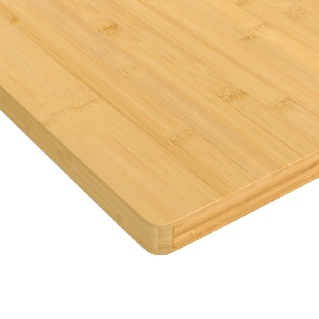 Bordplate 70x70x2,5 cm bambus