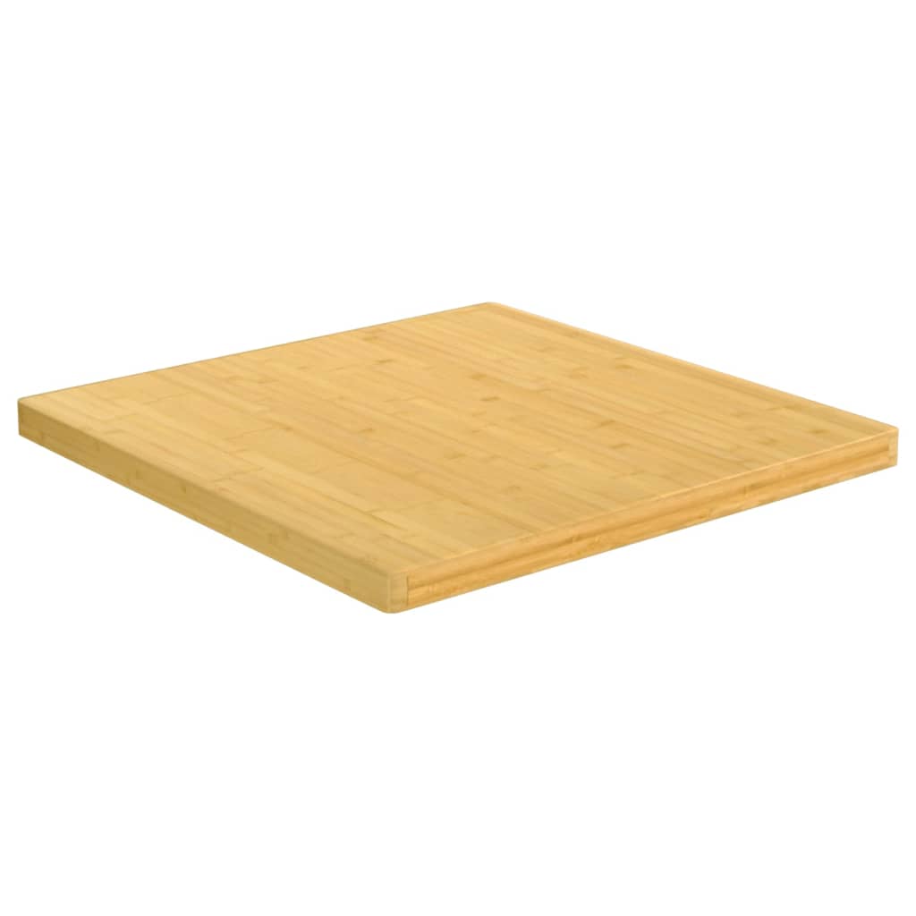 Bordplate 70x70x4 cm bambus