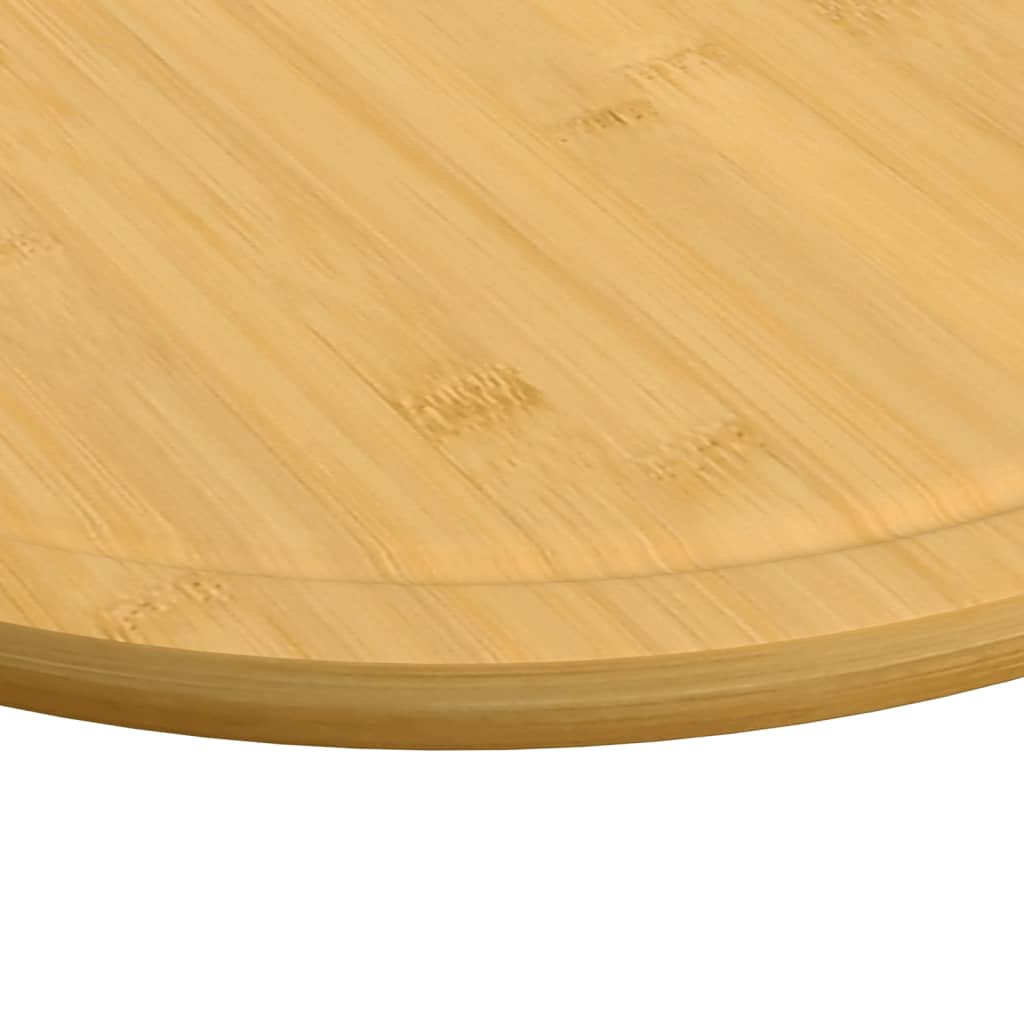 Skjærebrett 6 stk Ø40x1,5 cm bambus