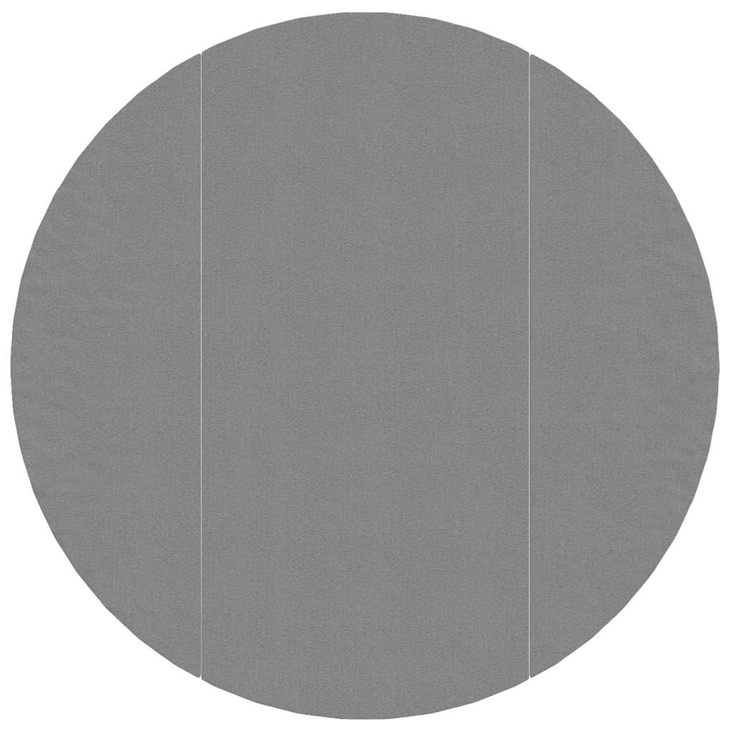 Bassengduk lysegrå Ø306 cm polyester geotekstil