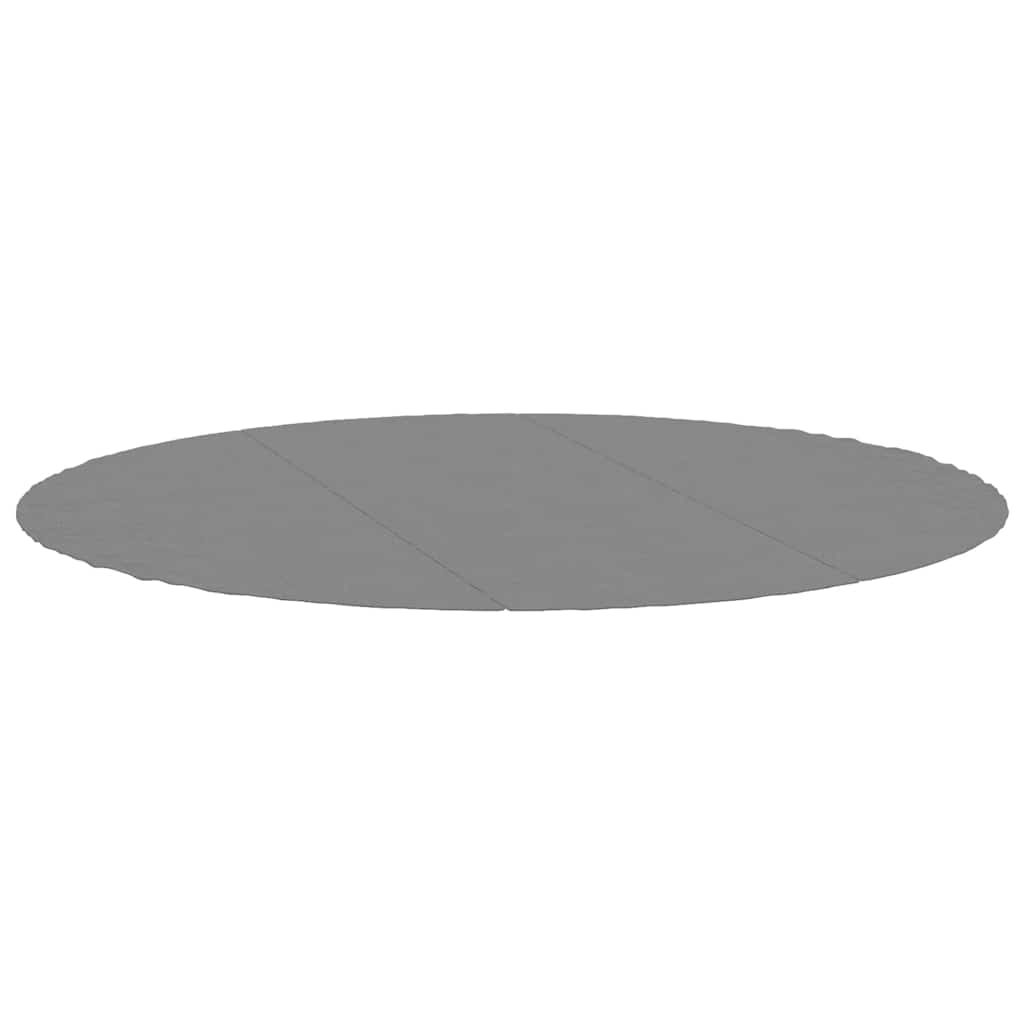 Bassengduk lysegrå Ø396 cm polyester geotekstil
