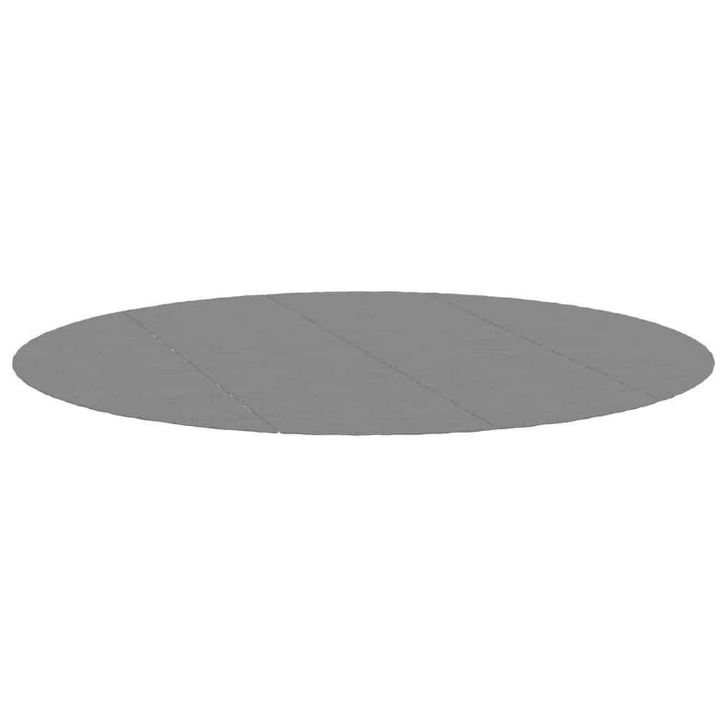 Bassengduk lysegrå Ø428 cm polyester geotekstil