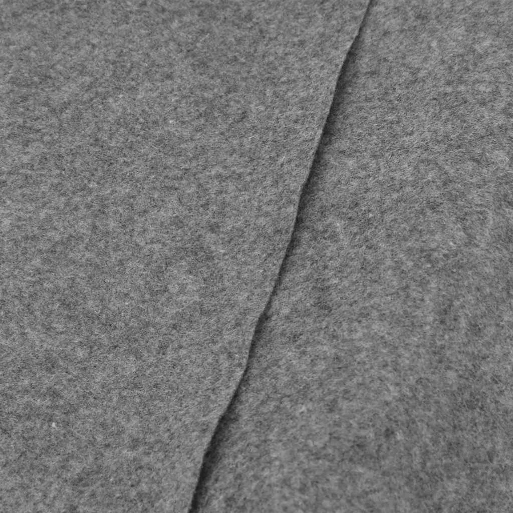 Bassengduk lysegrå Ø500 cm polyester geotekstil