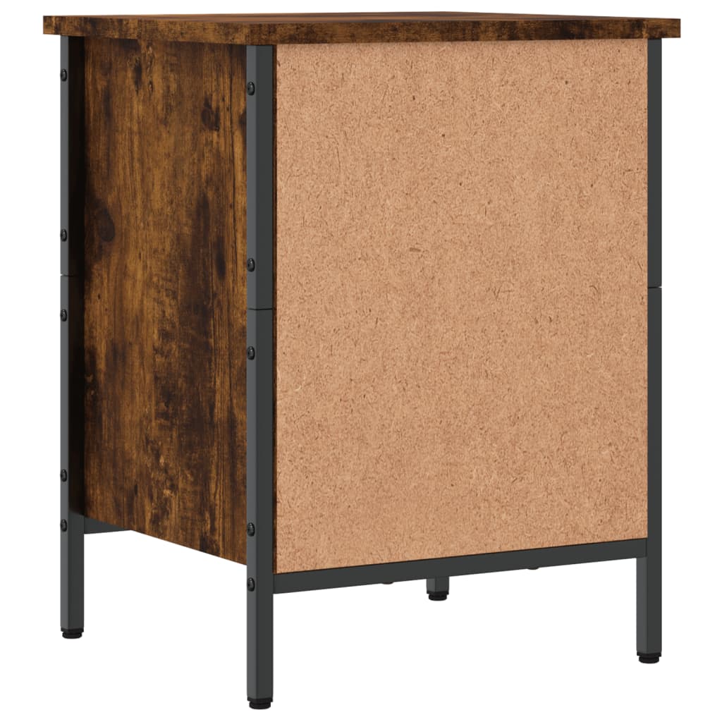 Skoskap røkt eik 38x35x50 cm konstruert tre