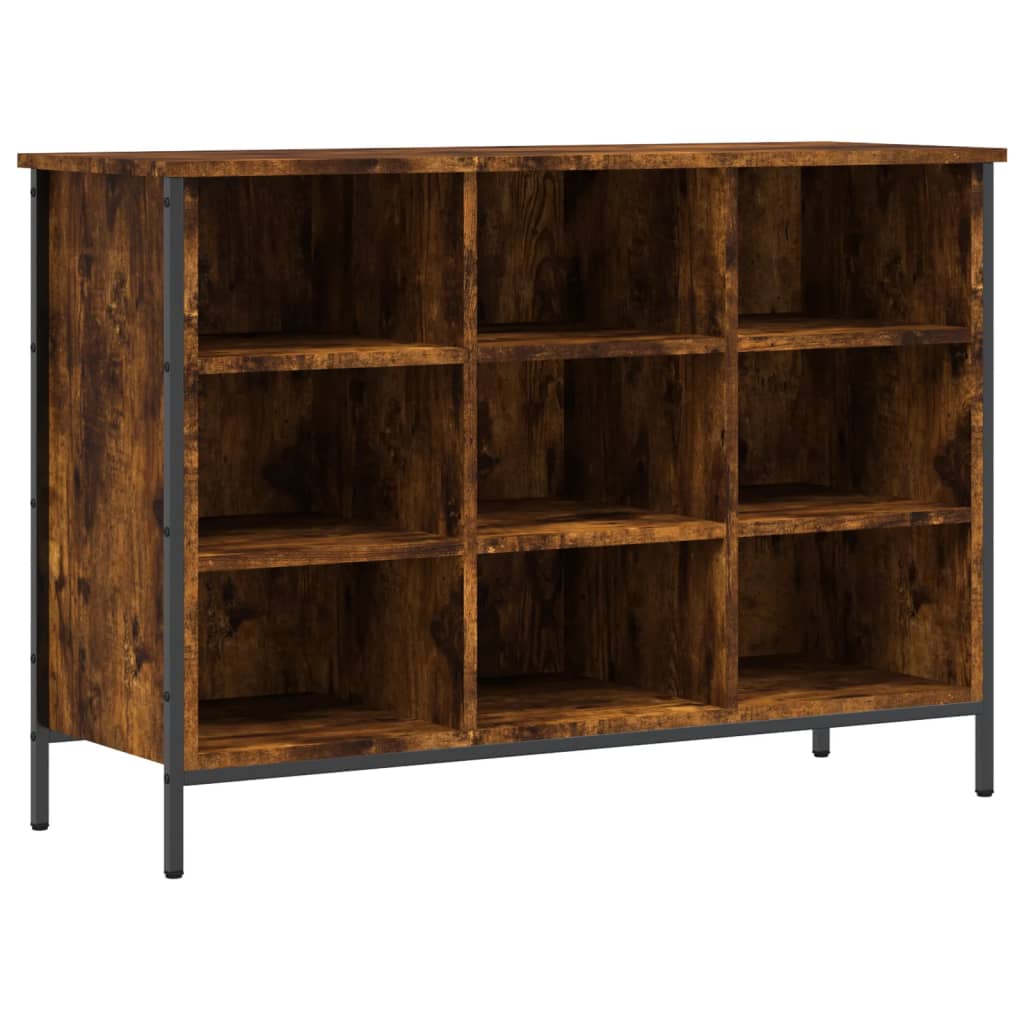 Skoskap røkt eik 100x35x70 cm konstruert tre