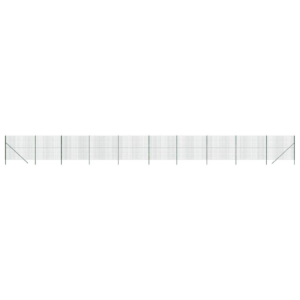 Nettinggjerde grønn 1,8x25 m galvanisert stål