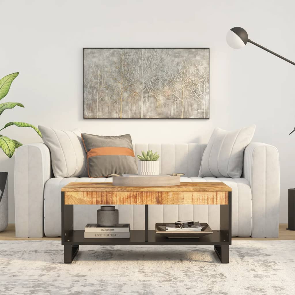 Salongbord 90x50x40 cm heltre mango