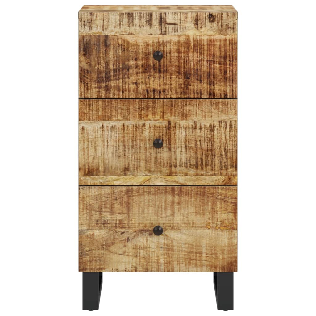 Skjenk med 3 skuffer 40x33,5x75 cm heltre mango