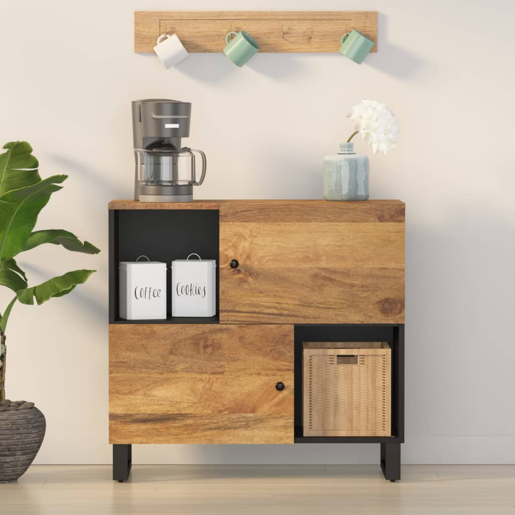 Skjenk med 2 dører 80x33x75 cm heltre mango