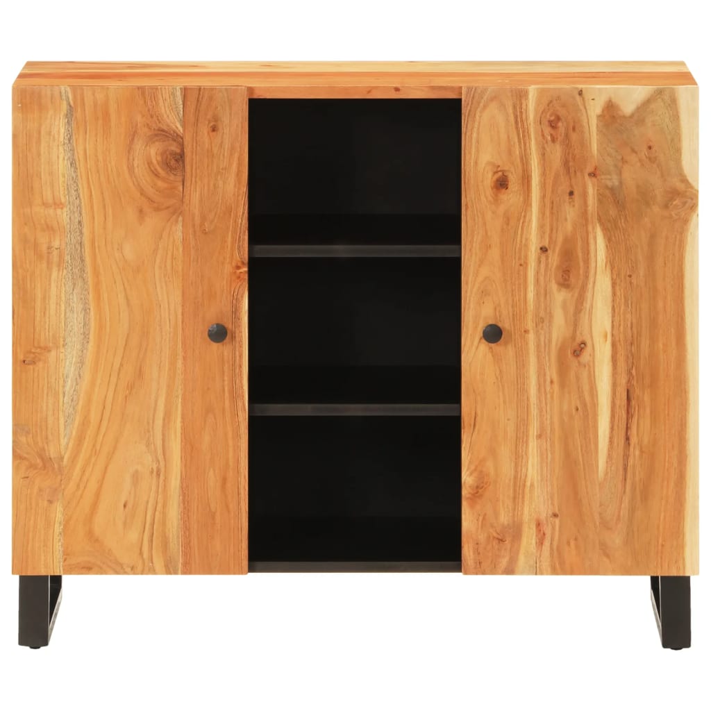 Skjenk med 2 dører 90x33x75 cm heltre akasie