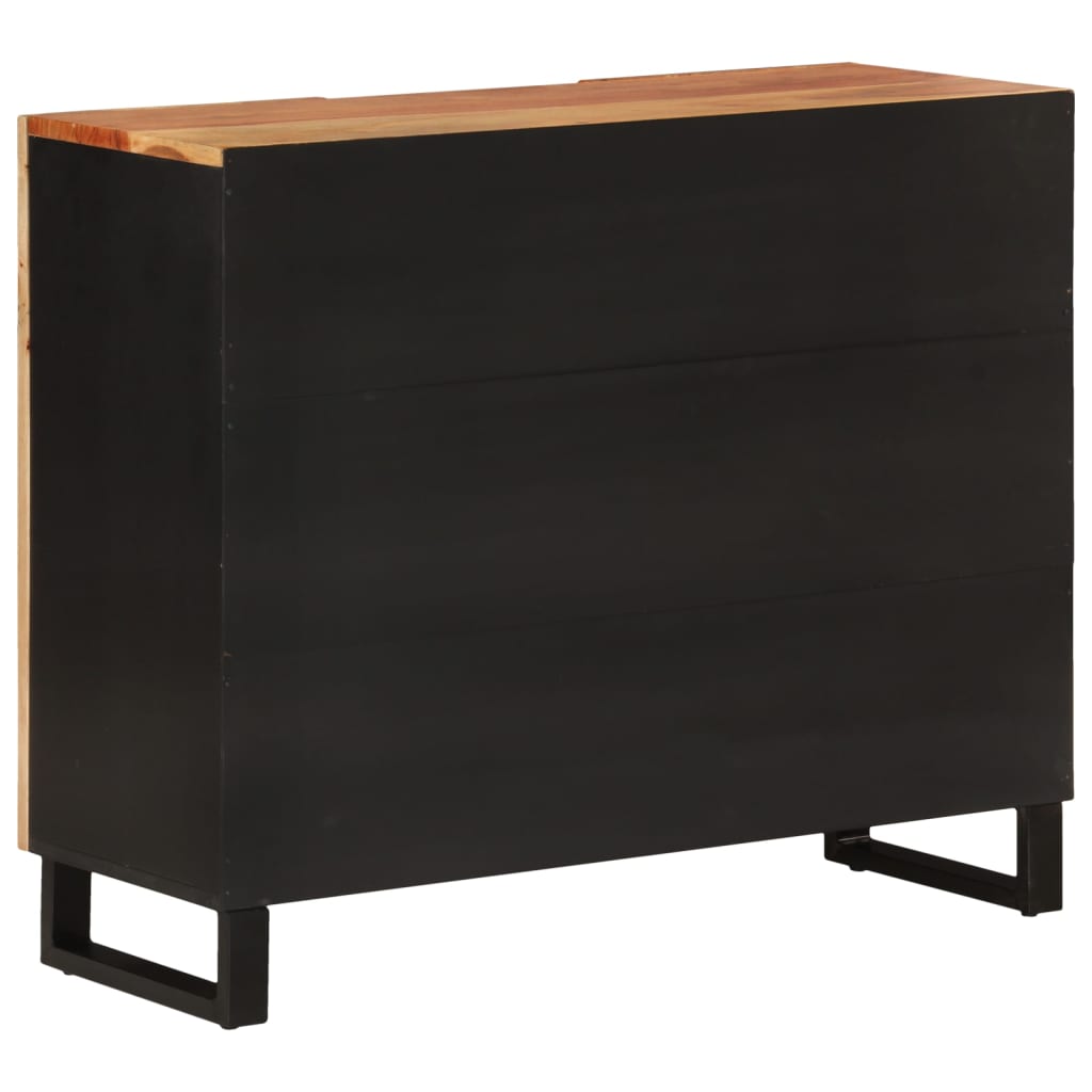 Skjenk med 2 dører 90x33x75 cm heltre akasie