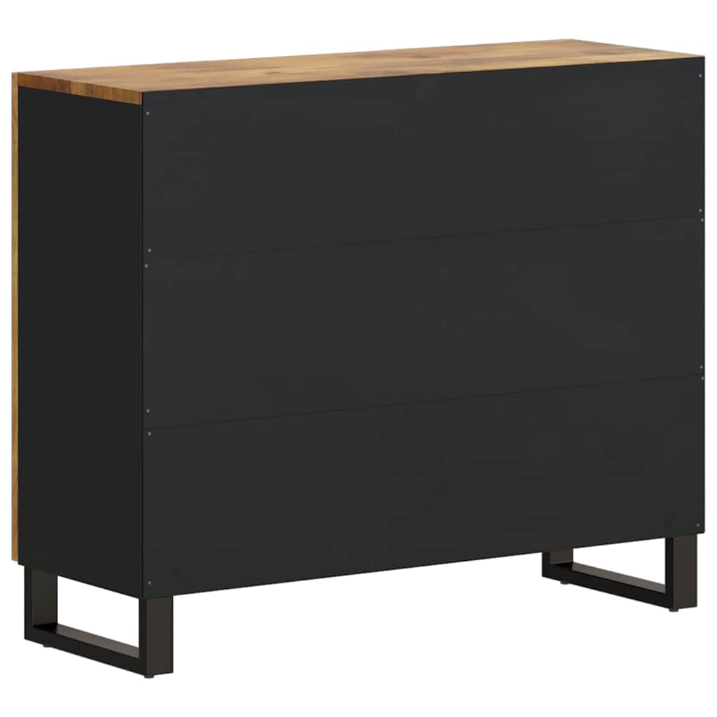 Skjenk med 2 dører 90x33x75 cm heltre mango