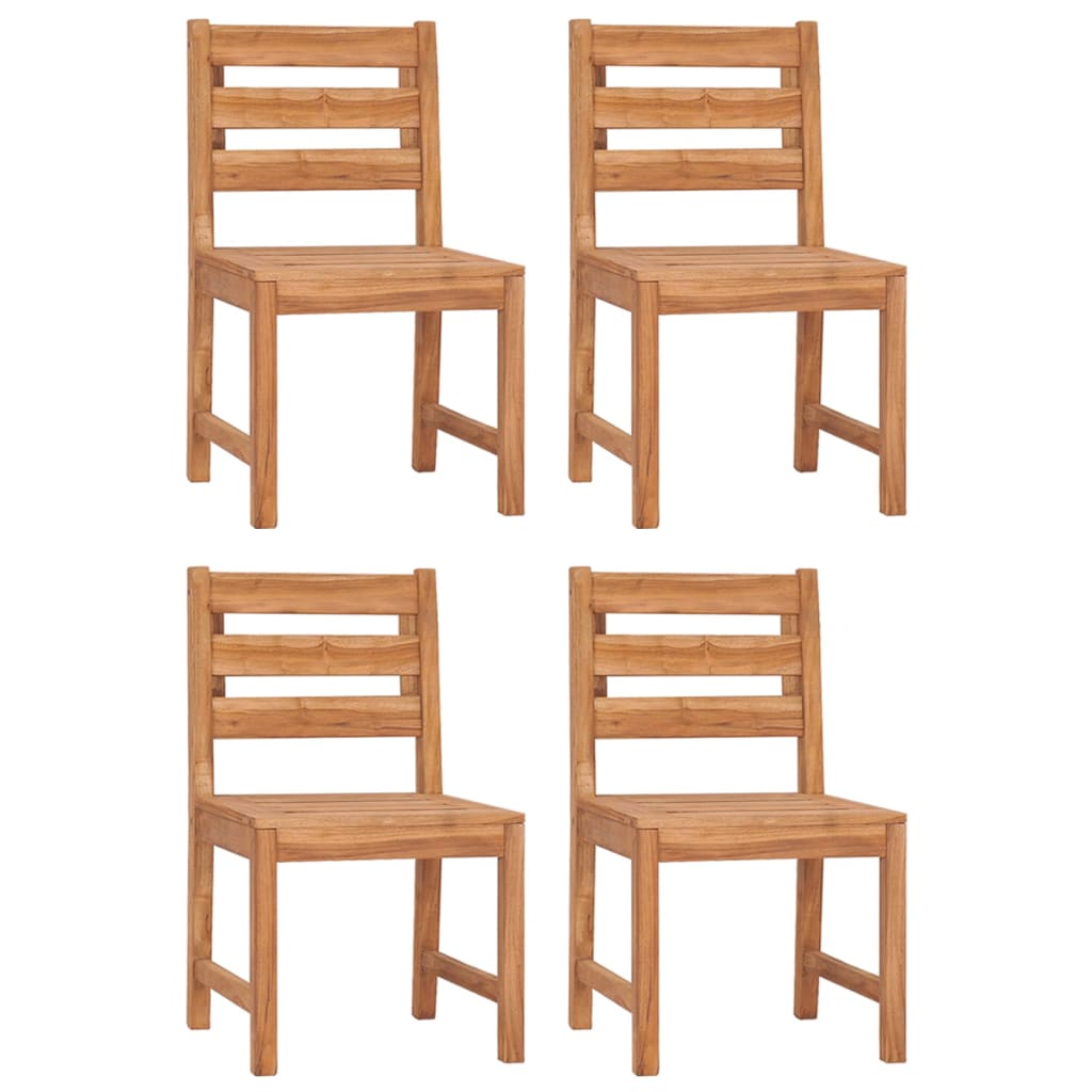 Hagestoler 4 stk heltre teak