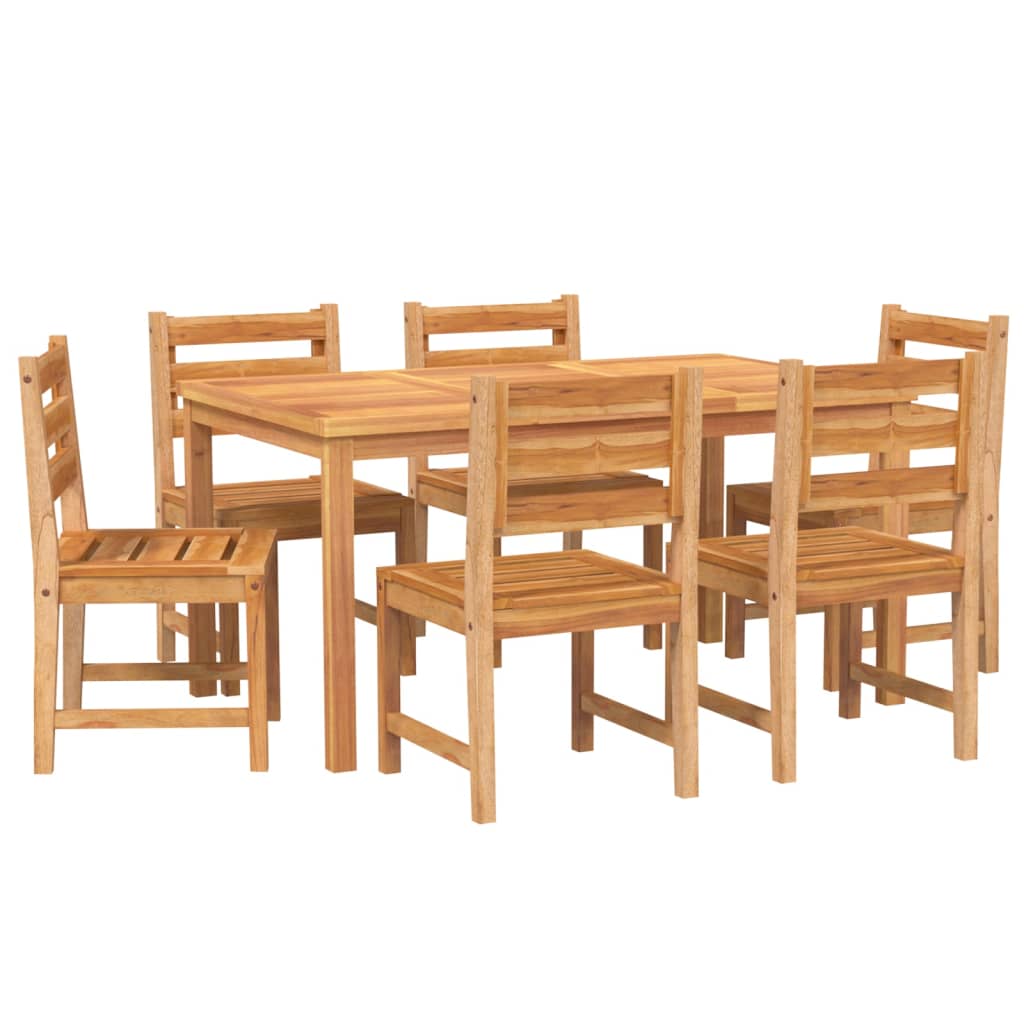 Utendørs spisestue 7 deler heltre teak