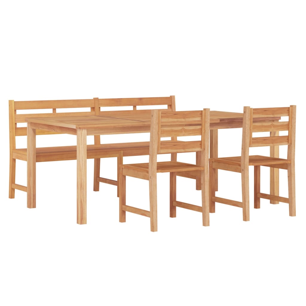 Hagespisegruppe 4 deler heltre teak