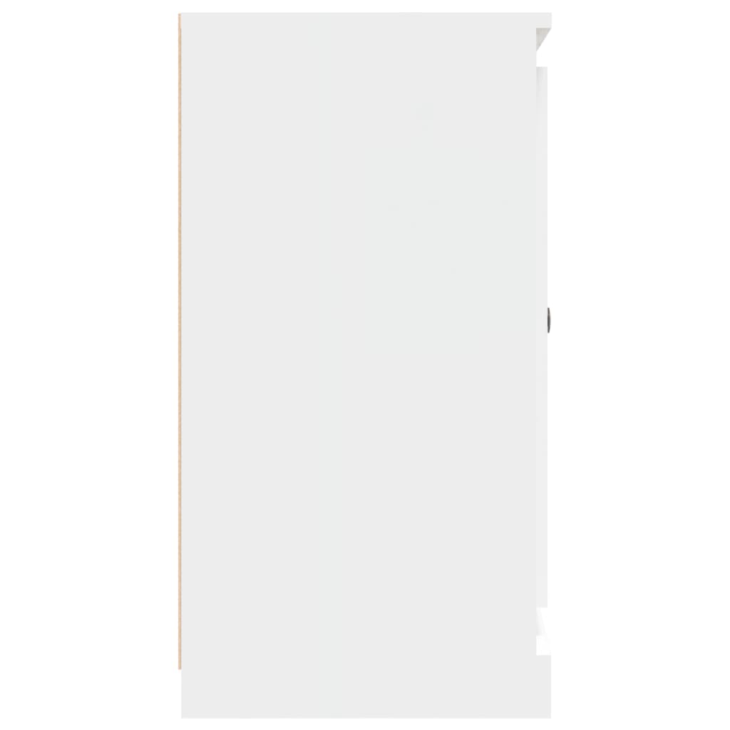 Skjenk hvit 70x35,5x67,5 cm konstruert tre