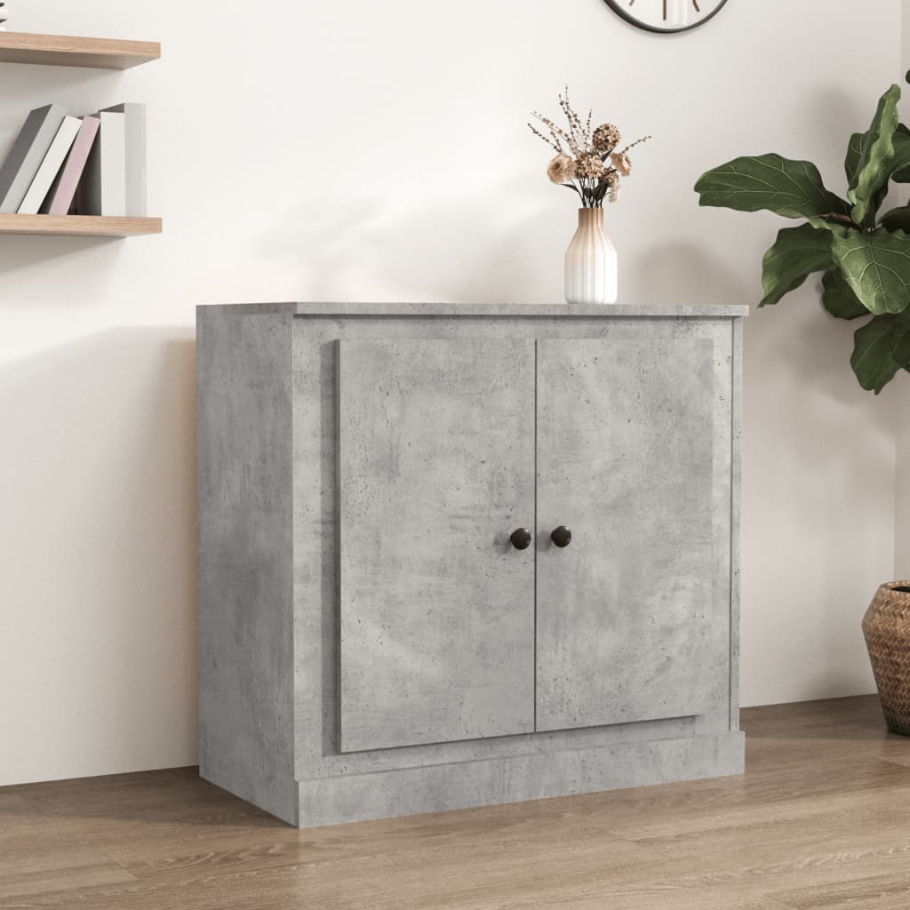 Skjenk betonggrå 70x35,5x67,5 cm konstruert tre