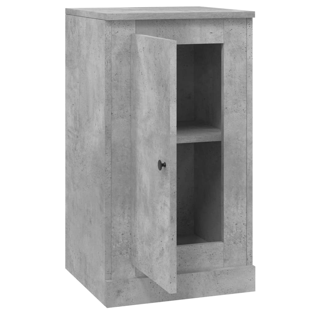 Skjenk betonggrå 37,5x35,5x67,5 cm konstruert tre