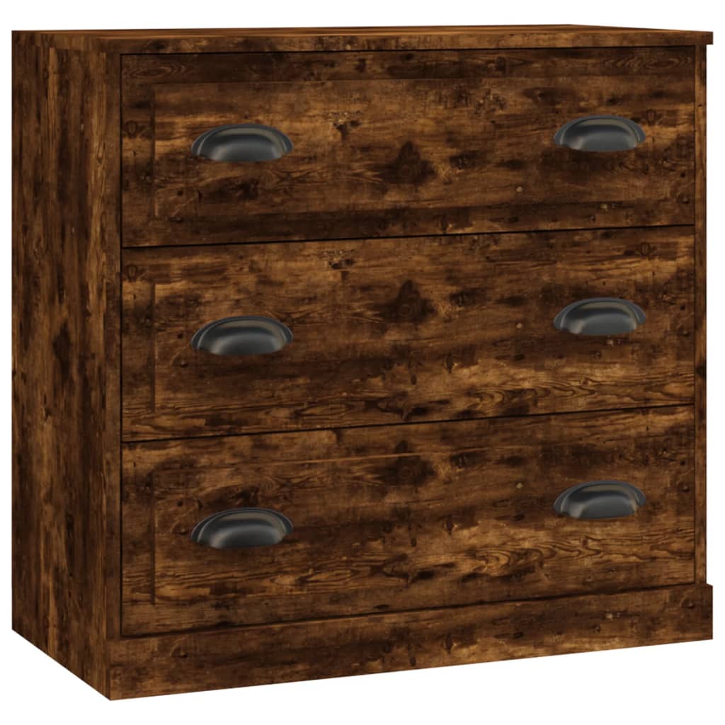 Skjenk røkt eik 70x35,5x67,5 cm konstruert tre vidaXL