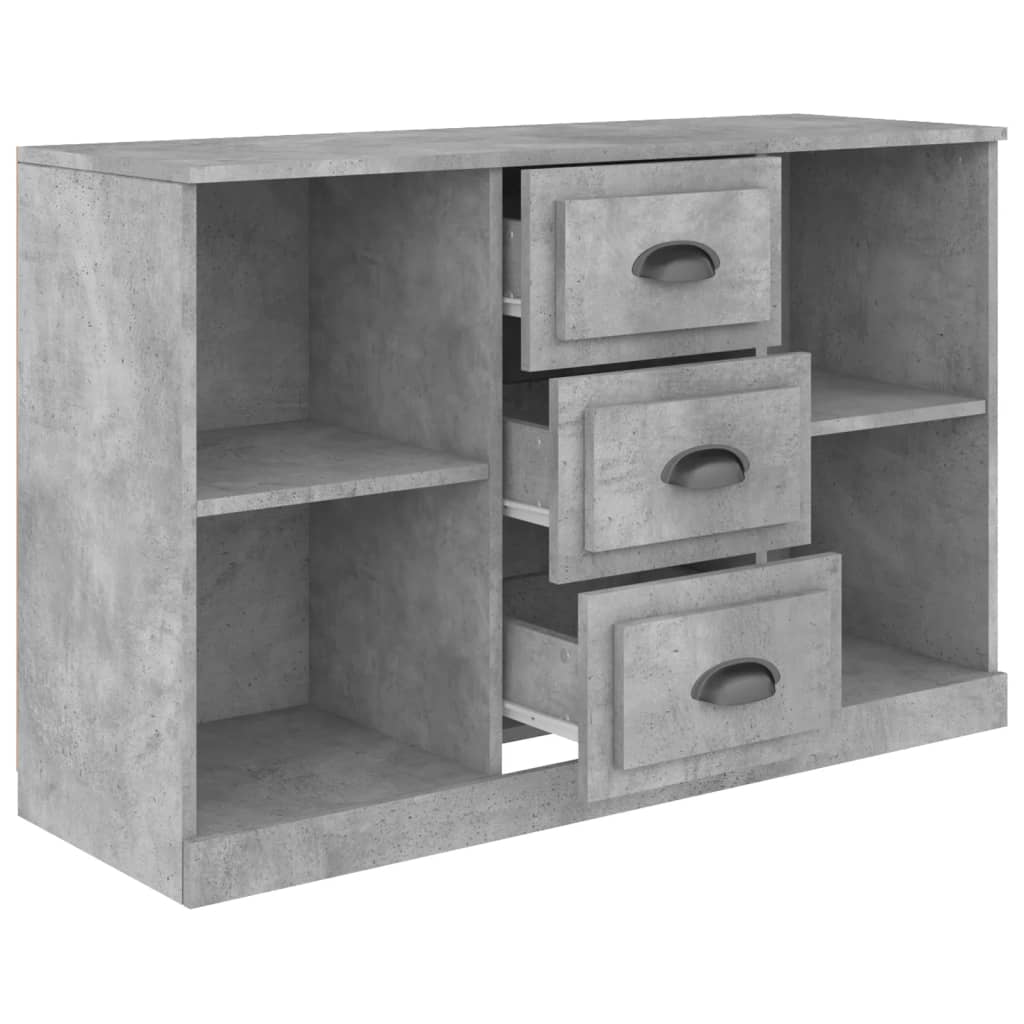 Skjenk betonggrå 104,5x35,5x67,5 cm konstruert tre