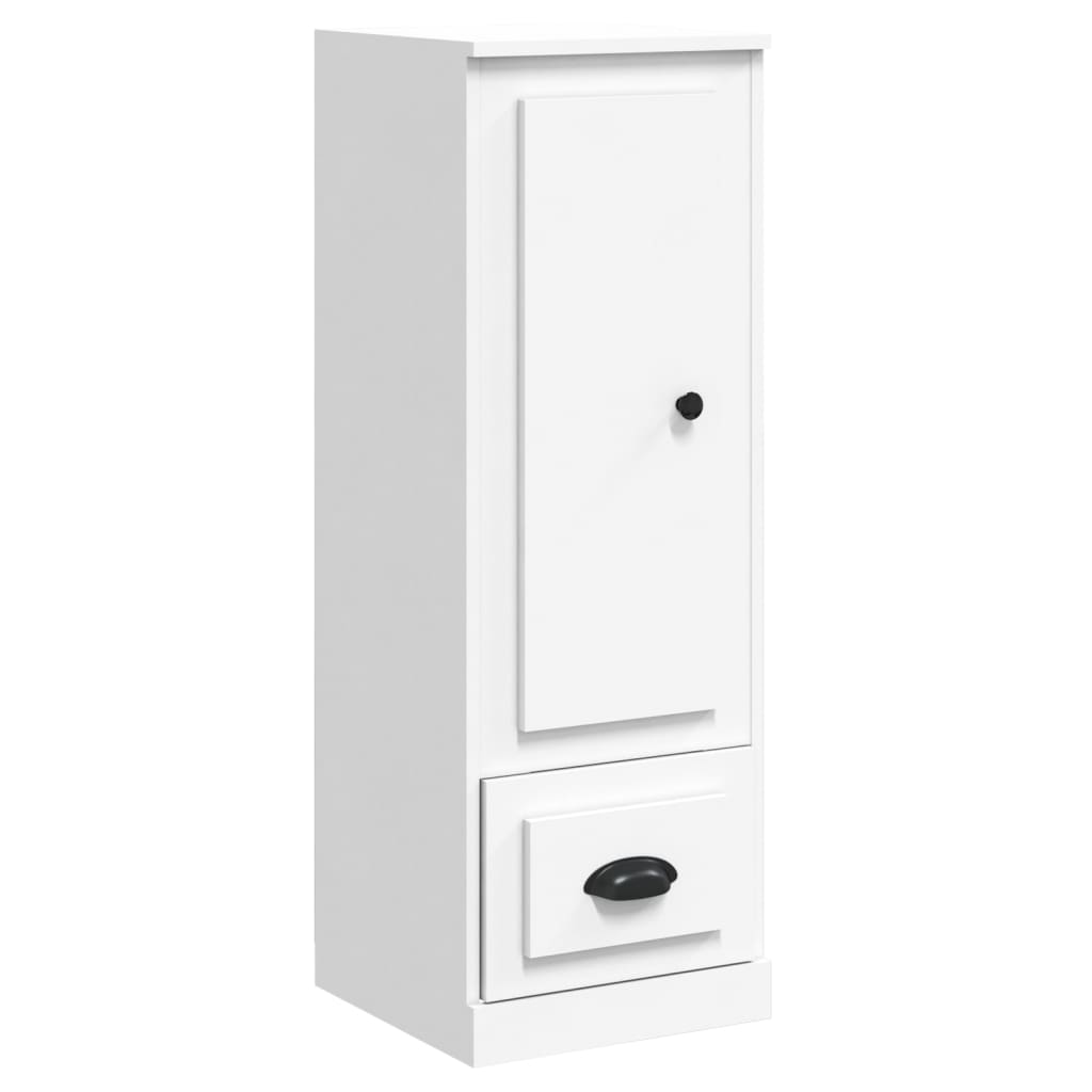 Highboard hvit 36x35,5x103,5 cm konstruert tre