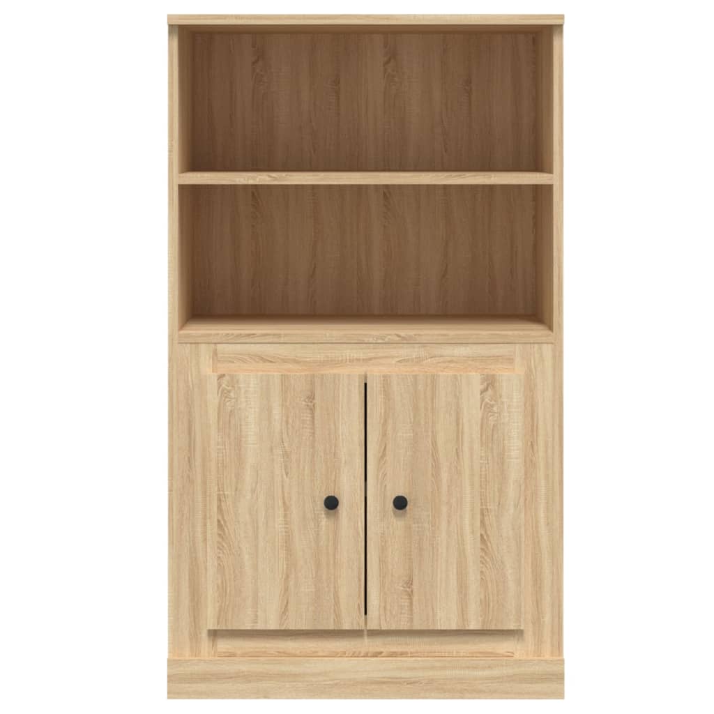 Highboard sonoma eik 60x35,5x103,5 cm konstruert tre