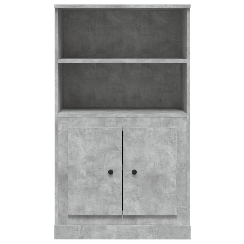 Highboard betonggrå 60x35,5x103,5 cm konstruert tre