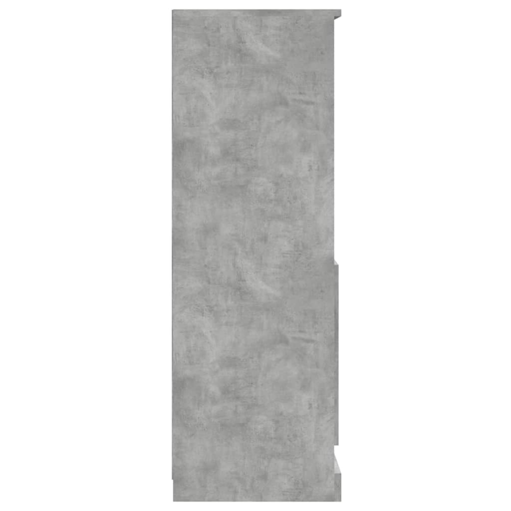 Highboard betonggrå 60x35,5x103,5 cm konstruert tre