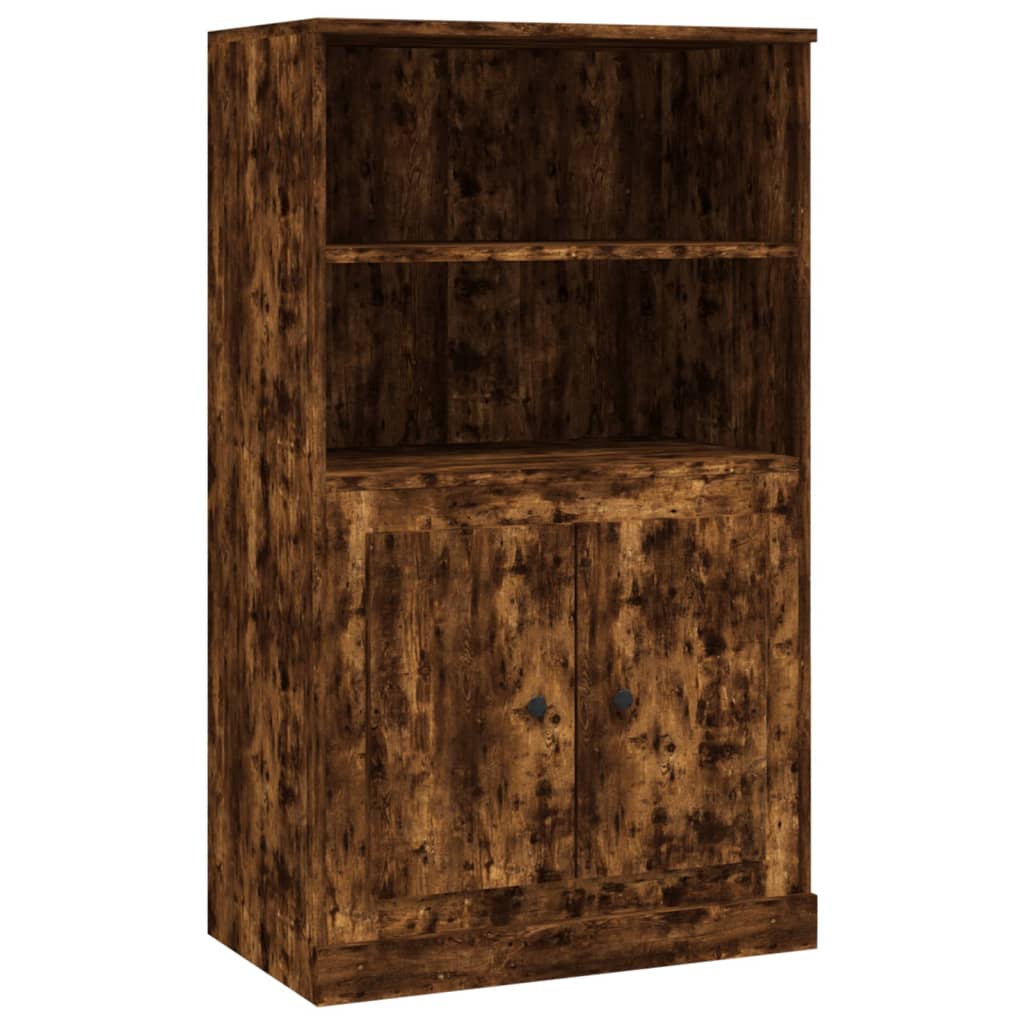 Highboard røkt eik 60x35,5x103,5 cm konstruert tre