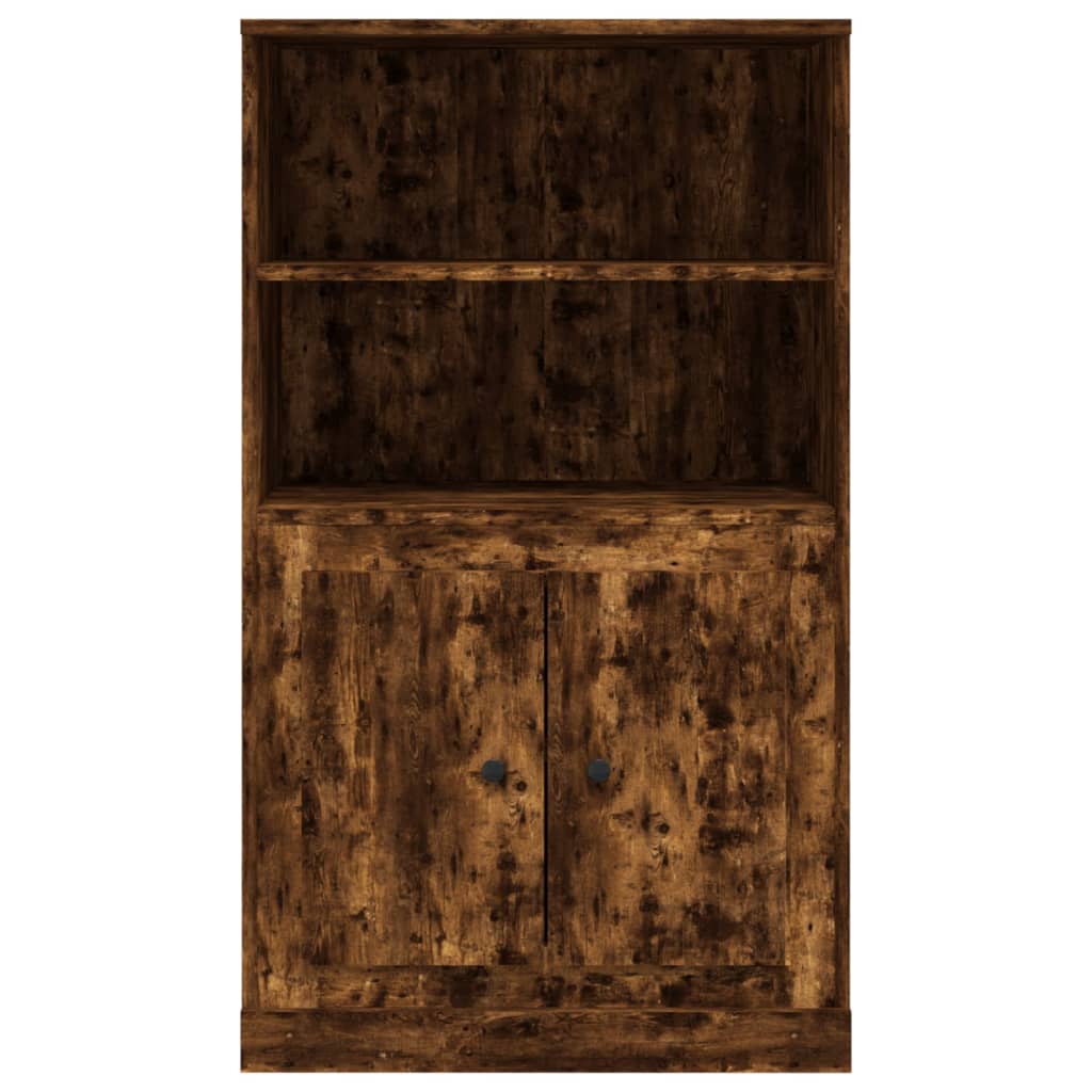 Highboard røkt eik 60x35,5x103,5 cm konstruert tre