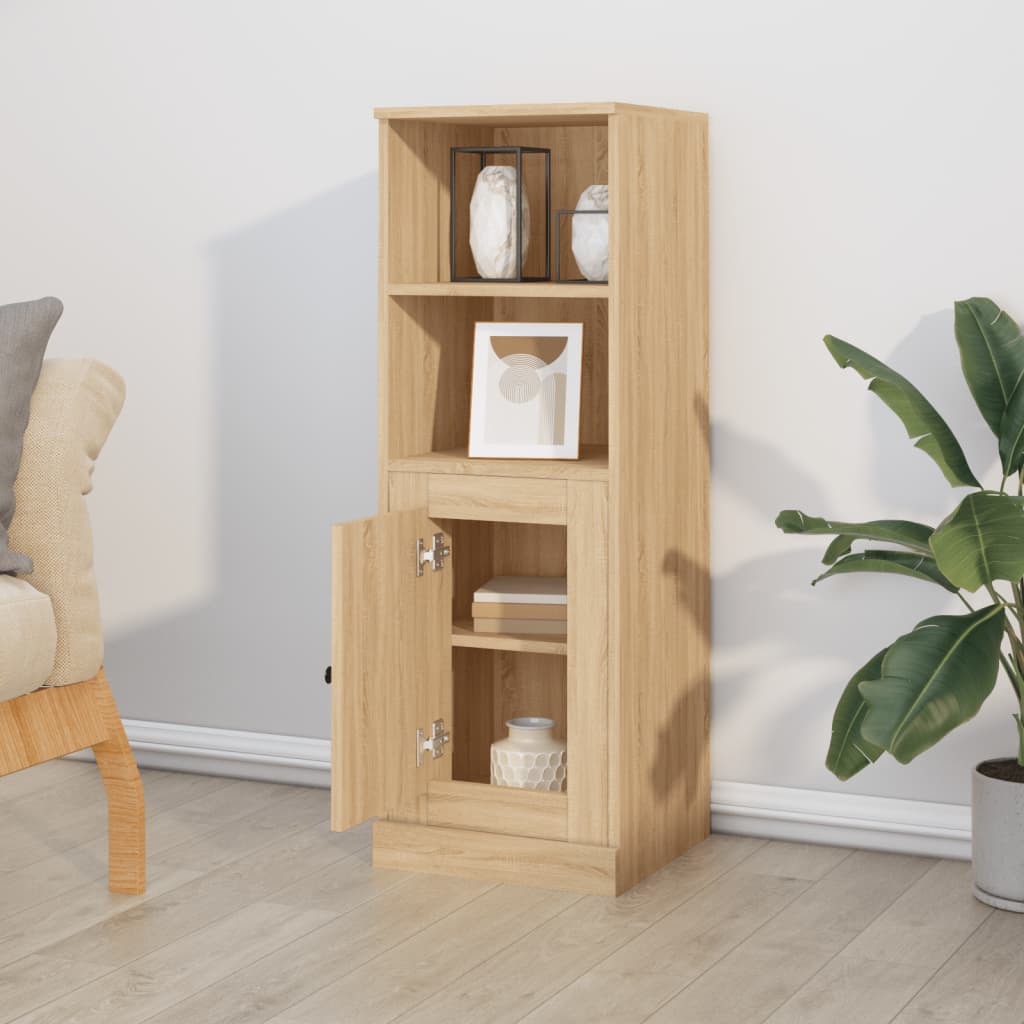 Highboard sonoma eik 36x35,5x103,5 cm konstruert tre