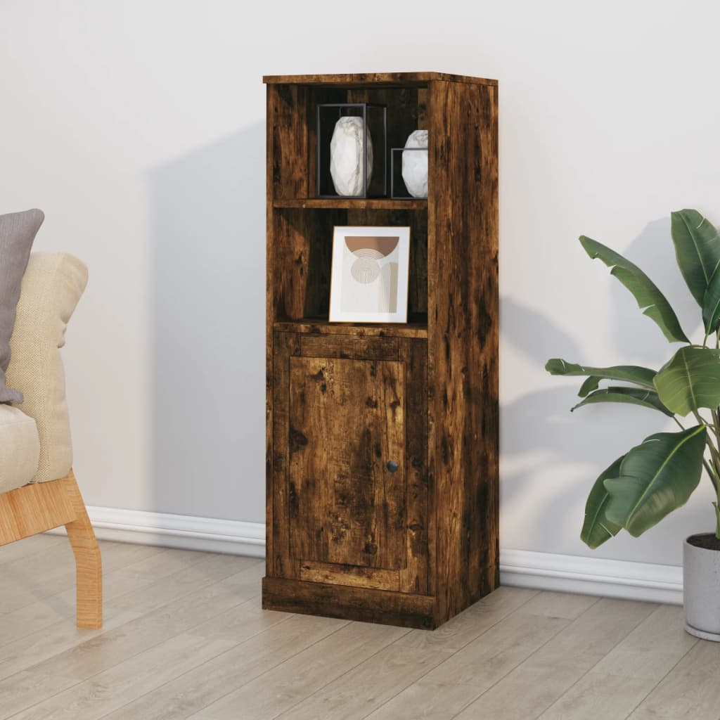 Highboard røkt eik 36x35,5x103,5 cm konstruert tre