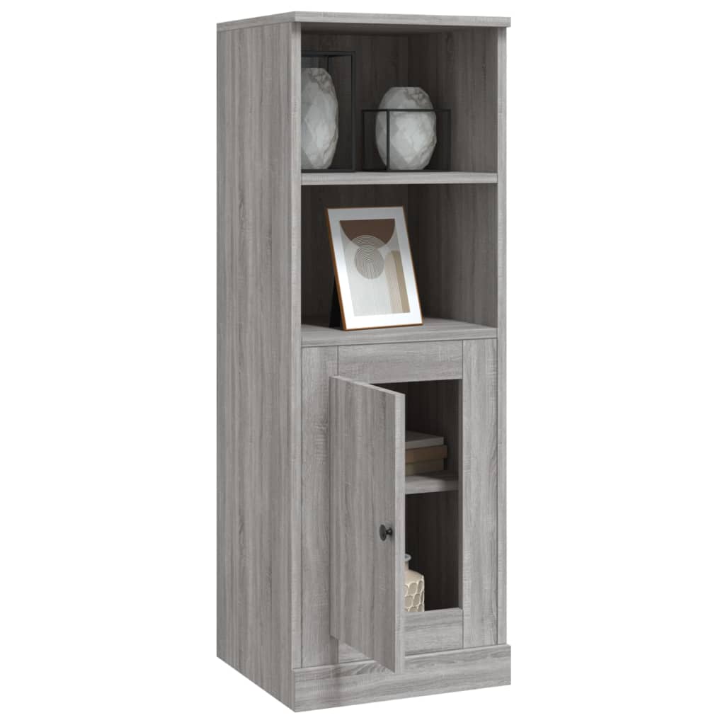 Highboard grå sonoma 36x35,5x103,5 cm konstruert tre