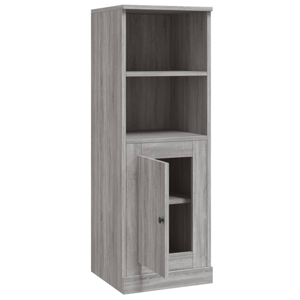 Highboard grå sonoma 36x35,5x103,5 cm konstruert tre