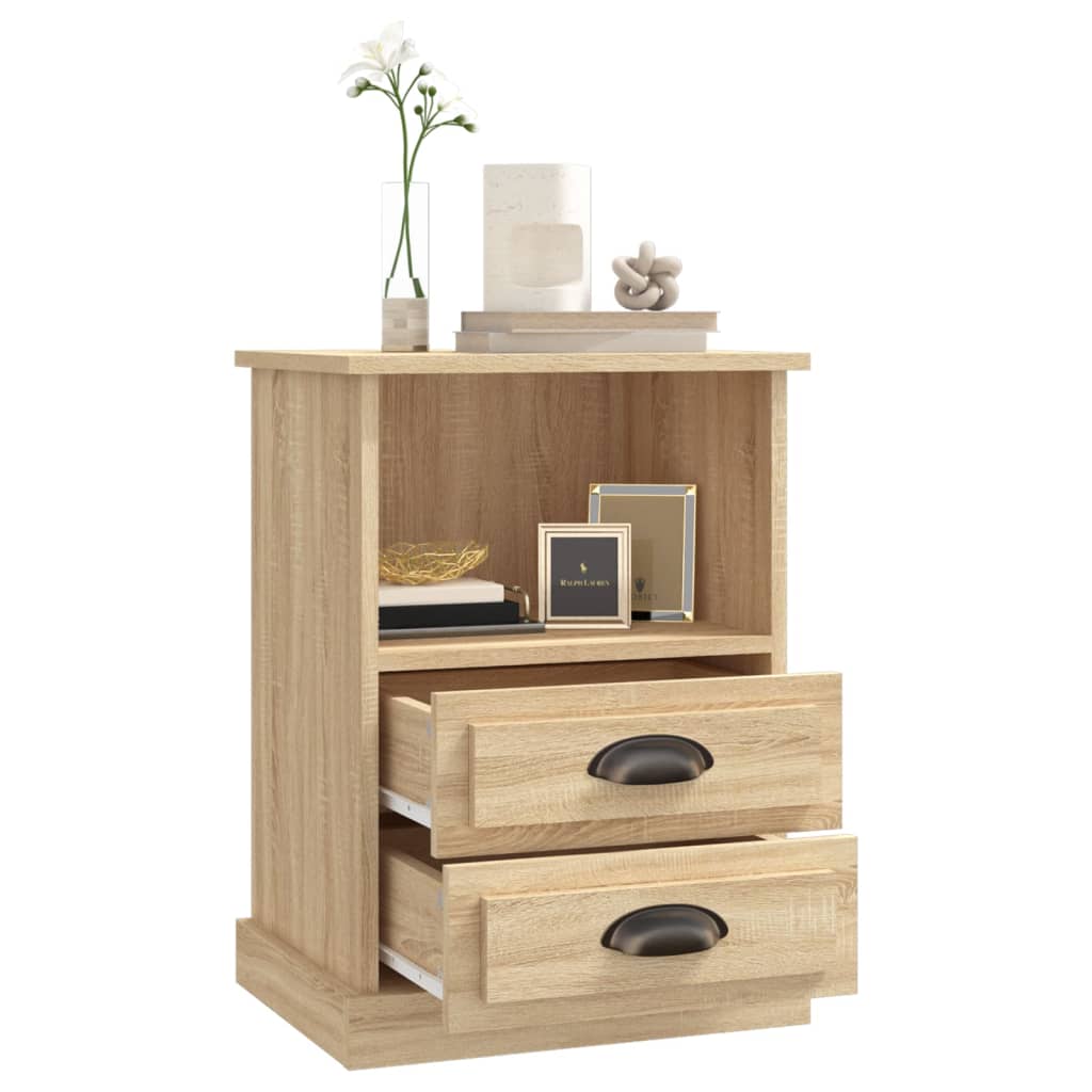 Nattbord sonoma eik 43x36x60 cm