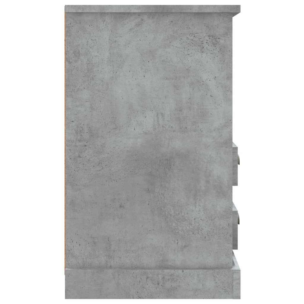 Nattbord betonggrå 43x36x60 cm