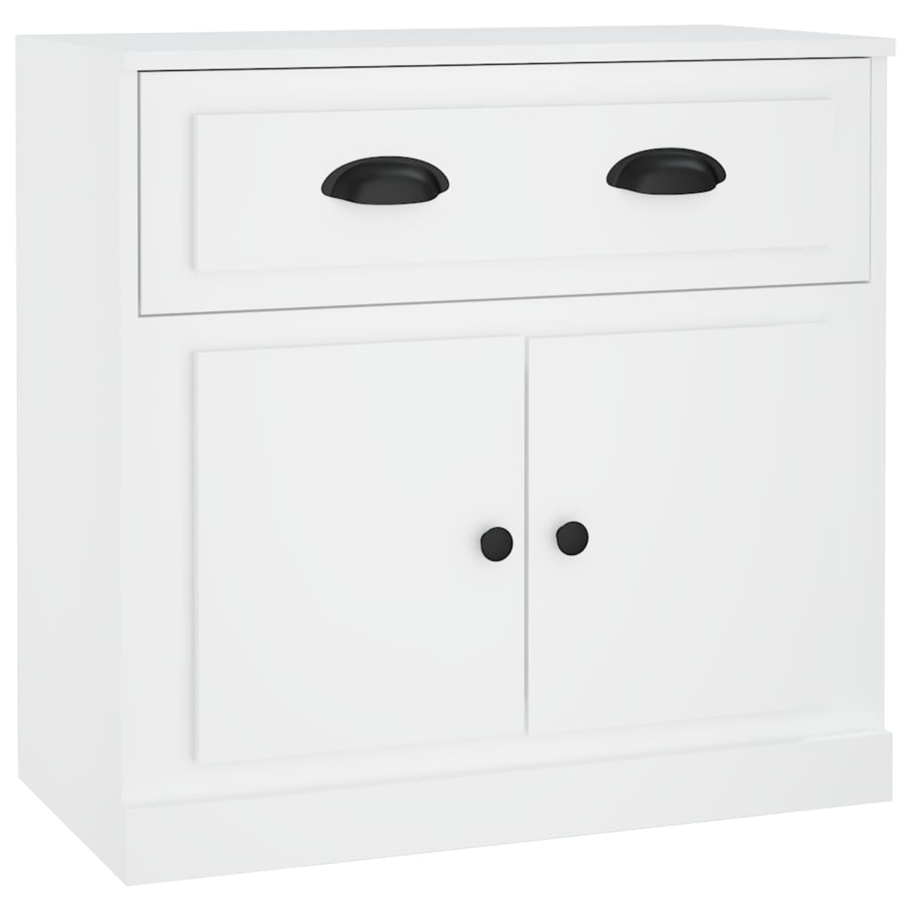 Skjenk hvit 70x35,5x67,5 cm konstruert tre