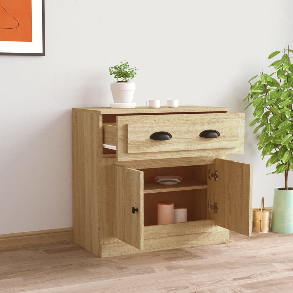 Skjenk sonoma eik 70x35,5x67,5 cm konstruert tre